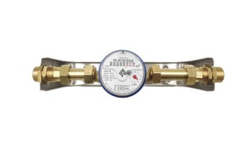 КОМПЛЕКТ КОНСОЛИ INOX+ НОВЫЙ СЧЕТЧИК ВОДЫ 3/4 НЕРЖАВЕЮЩАЯ