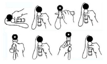 КЕНДАМА KROM POP ОРИГИНАЛЬНЫЙ ДЕРЕВЯННЫЙ ЧЕРНЫЙ