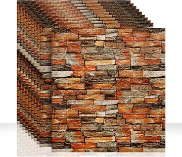 10x SAMOPRZYLEPNE PANELE ŚCIENNE tapeta różnicowa PANEL ŚCIENNY 3D