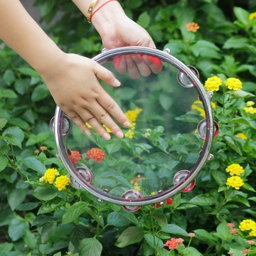 10-дюймовый ручной бубен, двухрядный бубен