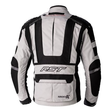 Текстильная куртка RST Adventure X серебристого/черного цвета XL