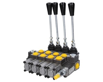 Rozdzielacz hydrauliczny 4-sekcyjny 40L Waryński