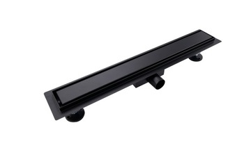 ODPŁYW LINIOWY 2w1 CZARNY 80 CM GŁĘBOKI OSADNIK