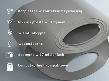 MAXI Flexibag 15л, серебристая резиновая корзина