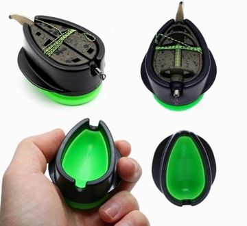 НАБОР4x ГОТОВЫЕ КОРЗИНЫ ДЛЯ КОРМУШКИ IN-LINE DURA FLAT 30 г HAK10+ ЭКСТРУДИРОВАННАЯ ФОРМА