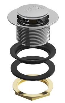 СЕРЕБРЯНАЯ ЗАБЕРКА CLICK CLACK ДЛЯ ДУШЕВОГО ПОДДОНА, ДУША, СИФОНА ДУША В ВАННОЙ КОМНАТЕ