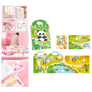 Многоразовая книга с наклейками Goodies Classroom Zoo