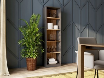 ПОЛКА R50 - ДУБ РЕМЕСЛЕННЫЙ АНТРАЦИТОВЫЙ