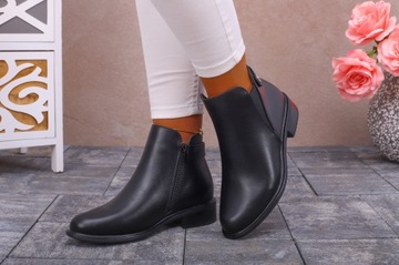 ЧЕРНЫЕ ЖЕНСКИЕ БОТИНКИ, КОЖАНЫЕ ТУФЛИ НА ПЛОСКОЙ ПЛОСКОЙ ОДЕЖДЕ