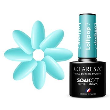 CLARESA LAKIER HYBRYDOWY LOLLIPOP 7 BLUE LAGOON