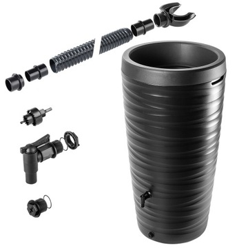 БАК ДЛЯ ДОЖДЕВОЙ ВОДЫ ЕМКОСТЬ ДЛЯ ВОДЫ НА 240 Л + ПОДСТАВКА ДЛЯ ЦВЕТОЧНОГО ГАЗВА FAP