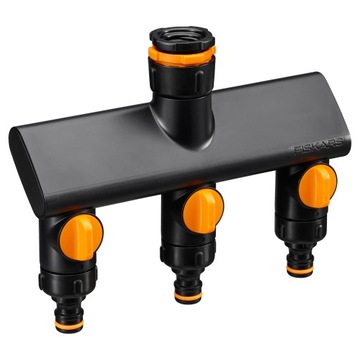 FISKARS Comfort Rozdzielacz do wody potrójny na kran On/Off 1070578