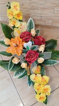 Цветы Украшение могилы на кладбище НАБОР букета