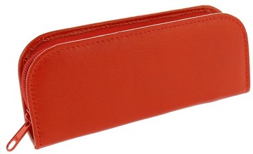 КОЖАНЫЙ ЧЕХОЛ ДЛЯ ОЧКОВ НА МОЛНИИ, КОЖА