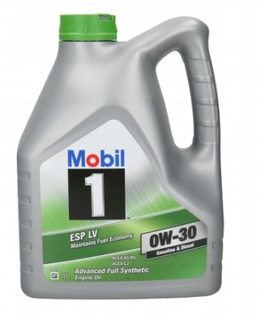 MOBIL 1 ESP 0W30 LV 4L A5/B5 BMW LL-12FE VOLVO 95200377 227.61 229.61 olej