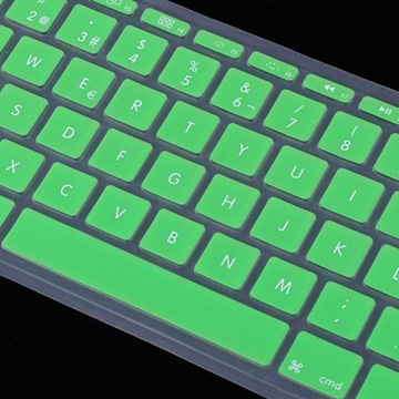 Клавиатура, тонкая силиконовая клавиатура из ТПУ для 11 дюймов, 28,12 х 11,2 см, зеленая