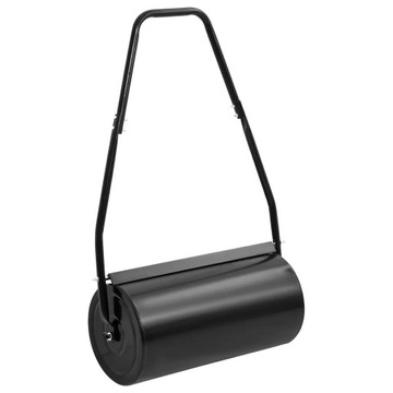 Walec do trawnika z rączką, czarny, 42 L, żelaz