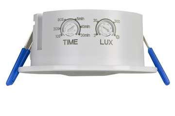 PIR-датчик движения, 360°, 1200 Вт, круглый, для скрытого монтажа