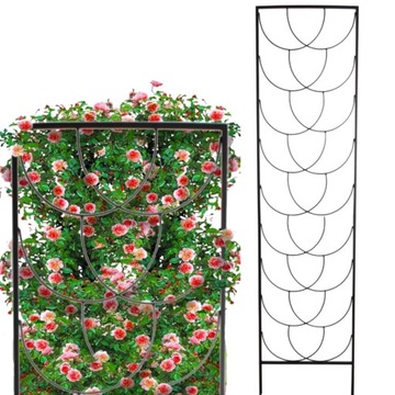 MOCNA PERGOLA METALOWA OGRODOWA ŁUK KWIATOWY NA KWIATY NA ROŚLINY DRABINKA