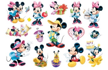TATUAŻE DLA DZIECI ZMYWALNE MYSZKA MIKI MINNIE