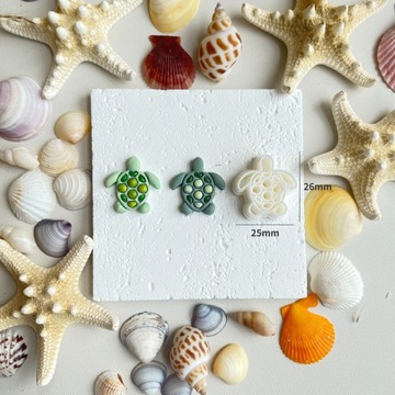 Fantasy Ocean World Series Polymer Clay Molds Seahorse Jellyfish Whale Octo
