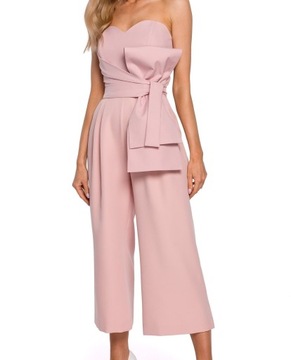 M571 Kombinezon gorsetowy - pudrowy