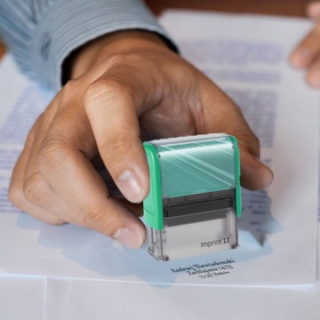 TRODAT STAMP 8911 ДЛЯ 4-СТРООЧНОГО ДИЗАЙНА КОРПОРАТИВНОГО ЛИЧНОГО ОФИСА + ЛАСТИК