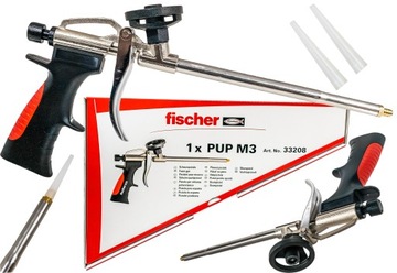 PISTOLET DO PIANY PIANKI MONTAŻOWEJ PISTOLETOWEJ METALOWY PUP M3 FISCHER