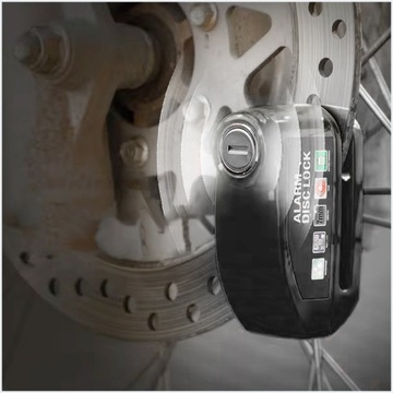 БЛОКИРОВКА ВЕЛОСИПЕДА СИГНАЛИЗАЦИЯ БЛОКИРОВКИ ТОРМОЗНОГО ДИСКА ВЕЛОСИПЕДНОЙ ПЕРЕДАЧИ 110 дБ