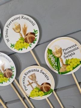 Топпер для причастия, надпись на козырьке, украшение, 30 см.