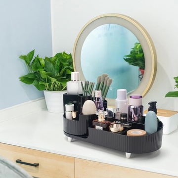 Вращающаяся подставка-органайзер для косметики.