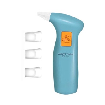 Breathalyser with 4 Mouthpieces ,Digital LCD