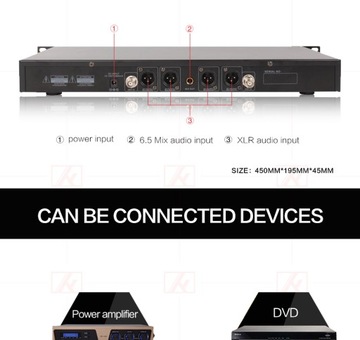 Горячие беспроводные системы с ручным микрофоном, канал UHF4