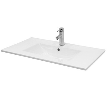 Umywalka 810x465x175 mm Biala ceramika