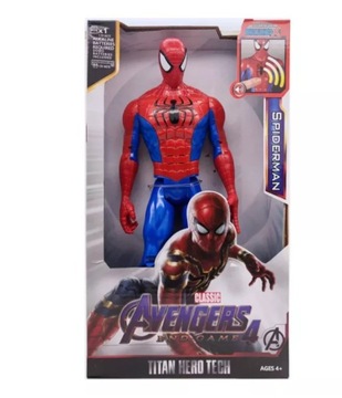 SPIDERMAN DUŻA RUCHOMA FIGURKA AVENGERS MARVEL + DŹWIĘK