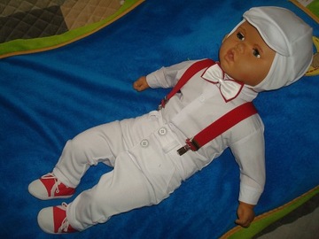 КОМПЛЕКТ ХЛОПКОВОЙ ОДЕЖДЫ/КРЕЩЕНИЯ/СВАДЬБЫ/ШАПКИ 62