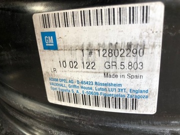 DISK OCELOVÝ OPEL OE 6.5" X 16" 5X110