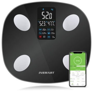 WAGA BLUETOOTH APLIKACJA WYŚWIETLACZ KOLOROWY