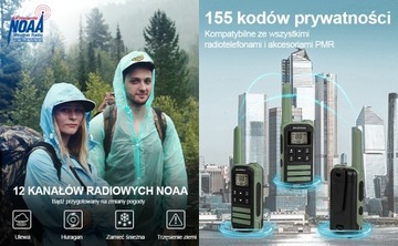 BAOFENG FR-22A PMR446 Licencja Free Walkie Talkies,16 kanałów Krótkofalówka