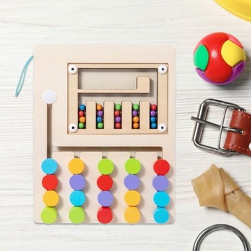 Слайд-головоломка «Сопоставление цветов» для развития мелкой моторики, головоломки «5 цветов»