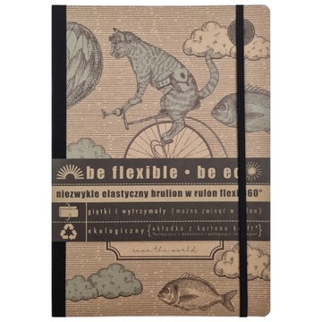 ZO BRULION FLEXI VINTAGE B5 96К КЛЕТКИ