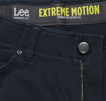 Прямые брюки LEE STRAIGHT FIT XM темно-синие W40 L32