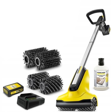 Szczotka elektryczna Karcher PCL 3-18 Battery Set + wałki + płyn RM 611 XXL