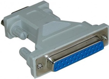 Adapter Gender rs232 RS232 25 - 9 pin żeński męski