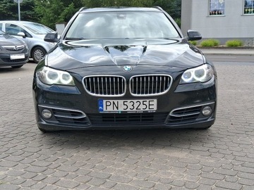 BMW Seria 5 F10-F11 Touring Facelifting 530d 258KM 2014 BMW Seria 5 530d 258KM Automat Panorama Skóra BiXenon Zarejestrowana w PL, zdjęcie 1
