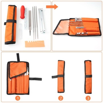 НАБОР ДЛЯ ЗАТОЧКИ ЦЕПНОЙ ПИЛЫ, ТОЧИЛКА НАПИЛЬНИКОВ, ПОДАРОК ​​ПАПЕ, 10 EL