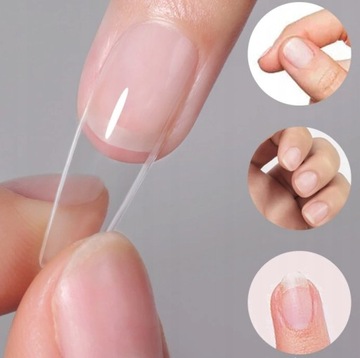 Набор для наращивания ногтей, кончики ногтей, кисть для клея.