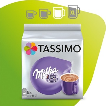 Tassimo Latte Macchiato Classico капсулы, Карамель, напиток Milka 5 упаковок