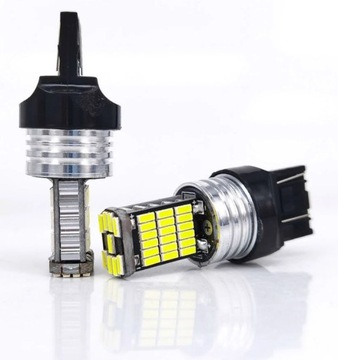 45 светодиодов SMD P27/7W T25 ЛАМПА, БЕЛАЯ