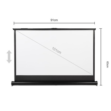 Переносной проекционный экран 40 дюймов 91 x 63 см настольный Maclean MC-962